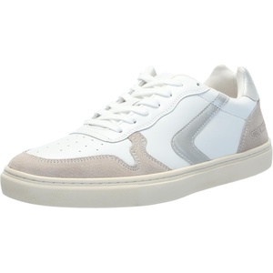 Steve Madden Men’s Centre(White W/Silver)