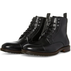 Steve Madden Men’s Daylon(Black Leather)
