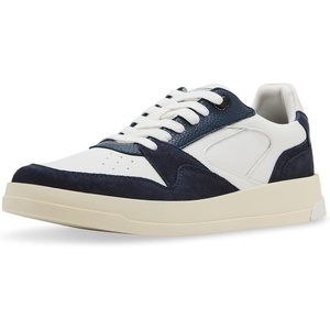 Steve Madden Men’s Dynamo Sneakers(White W/Navy)