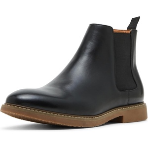 Steve Madden Men’s HIGHLINE Chelsea Boots(Black)
