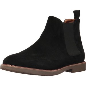 Steve Madden Men’s HIGHLINE Chelsea Boots(Black Suede)
