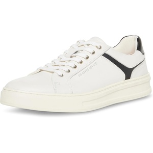 Steve Madden Mens McCord(White/Black Leather)