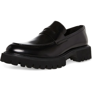 Steve Madden Mens Rhodez(Black Leather)