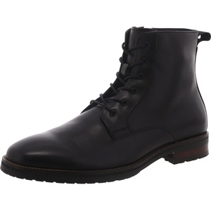 Steve Madden Men’s Sixtet(Black Leather)
