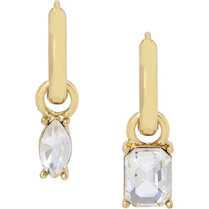 Steve Madden Stone Dangle Huggies