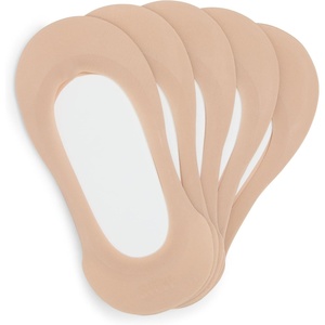 Steve Madden Women’s 5pk Laser Cut Liners(Nude)