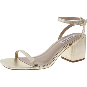 Steve Madden Women’s Audrina Heeled Sandal(Gold Leather)