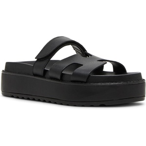 Steve Madden Women’s Bigmayven(Black Leather)