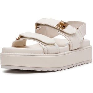 Steve Madden Women’s Bigmona Platform Sandals(Bone Leather)