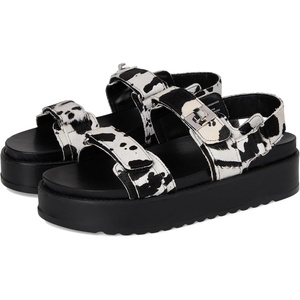 Steve Madden Women’s Bigmona Platform Sandals(Cow Print)
