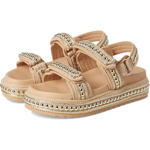 Steve Madden Women’s Bigmona Platform Sandals(Gold Multi)
