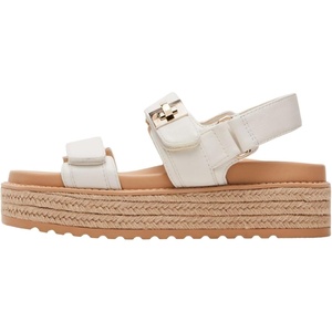 Steve Madden Women’s Bigmona Platform Sandals(White)