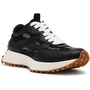 Steve Madden Women’s Campo Sneaker(Black Mesh)