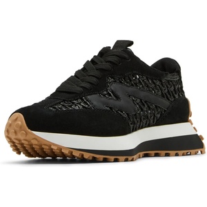 Steve Madden Women’s Campo Sneaker(Black/Beige)