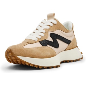 Steve Madden Women’s Campo Sneaker(Tan/Black)