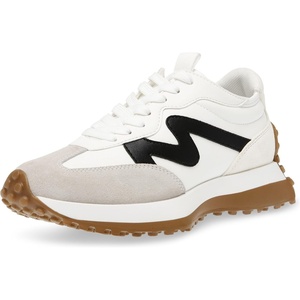 Steve Madden Women’s Campo Sneaker(White Black)