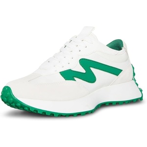 Steve Madden Women’s Campo Sneaker(White/Green)