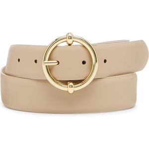 Steve Madden Women’s Cherish Reversible Pant Belt(Bone)