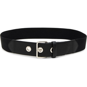 Steve Madden Women’s Dollie Stretch Belt(Black)
