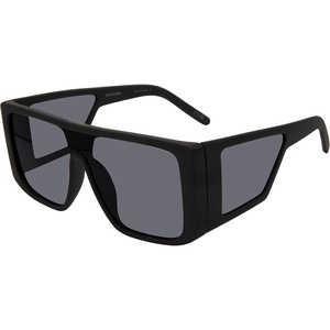 Steve Madden Women’s Female Sunglasses Style Colt Wrap(Soft Black/Solid Smoke)