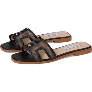 Steve Madden Women’s Hadyn Sandal(Leopard Mesh)