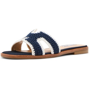 Steve Madden Women’s Hadyn Sandal(Navy Multi)