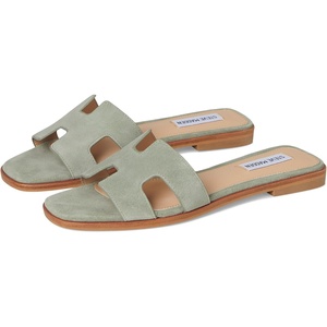 Steve Madden Women’s Hadyn Sandal(Sage Suede)