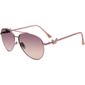Steve Madden Women’s Harlee Sunglasses(Satin Purple/Dark Purple Gradient)