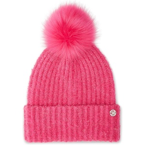 Steve Madden Women’s Heathered Rib Knit Beanie(Ivory)