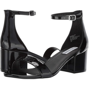 Steve Madden Women’s Irenee Heeled Sandal(Black Patent)