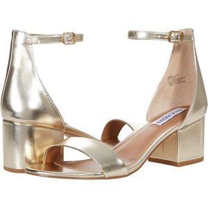 Steve Madden Women’s Irenee Heeled Sandal(Gold Metallic)