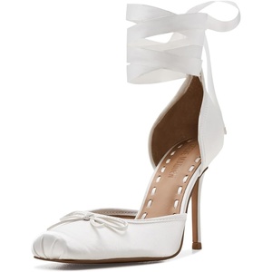 Steve Madden Women’s Larina Pump(Ivory Satin)