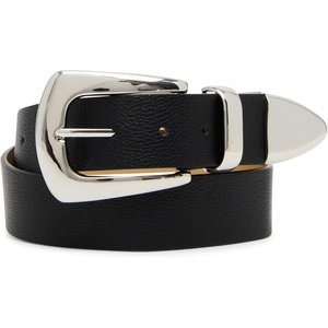 Steve Madden Women’s Lawrence Pant Belt(Black)