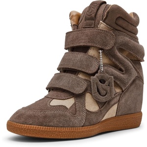 Steve Madden Women’s Mavis Sneaker(Taupe Suede)