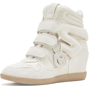 Steve Madden Women’s Mavis Sneaker(White Suede)