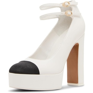 Steve Madden Women’s Peyton(White Leather)