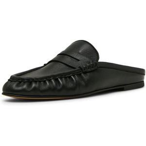 Steve Madden Women’s Rafe Loafer(Black Leather)