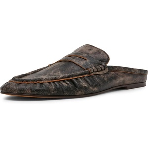 Steve Madden Women’s Rafe Loafer(Brown Distressed)