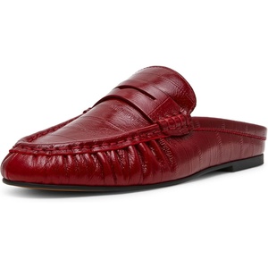 Steve Madden Women’s Rafe Loafer(Burgundy Eel)
