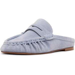 Steve Madden Women’s Rafe Loafer(Dusty Blue Suede)