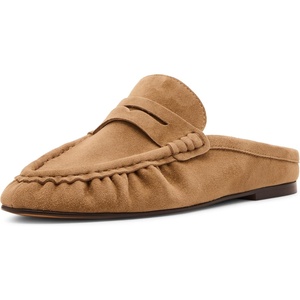 Steve Madden Women’s Rafe Loafer(Taupe Suede)