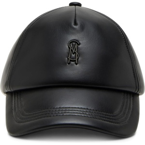 Steve Madden Women’s Soft Faux Leather BB Cap(Black)