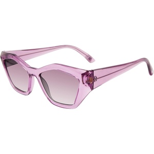 Steve Madden Womens Stacia Sunglasses(Crystal Purple/Purple Gradent)