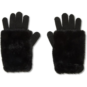 Steve Madden Women’s Steve Madden Faux Fur Glove(Black)