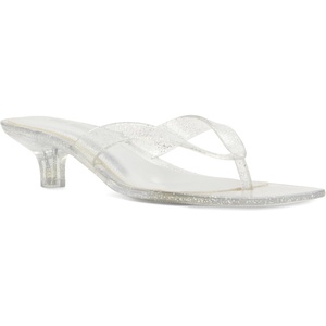 Steve Madden Women’s Tracie(Silver Glitter Jelly)