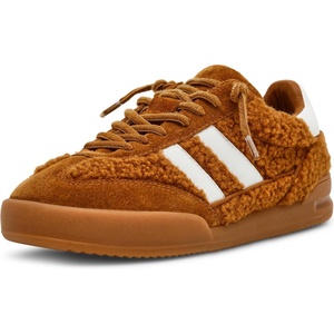 Steve Madden Women’s Verdict Sneaker(Chestnut Suede Fur)