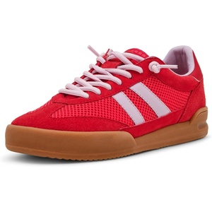 Steve Madden Women’s Verdict Sneaker(Red Multi)