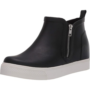 Steve Madden Women’s Wedgie Sneaker(Black Rubber)