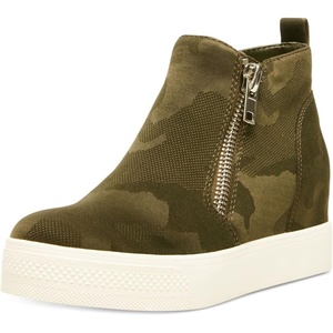 Steve Madden Women’s Wedgie Sneaker(Camouflage)