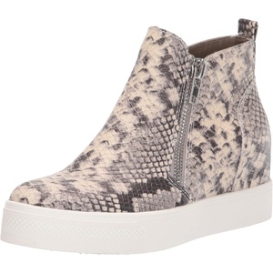 Steve Madden Women’s Wedgie Sneaker(Natural Snake)